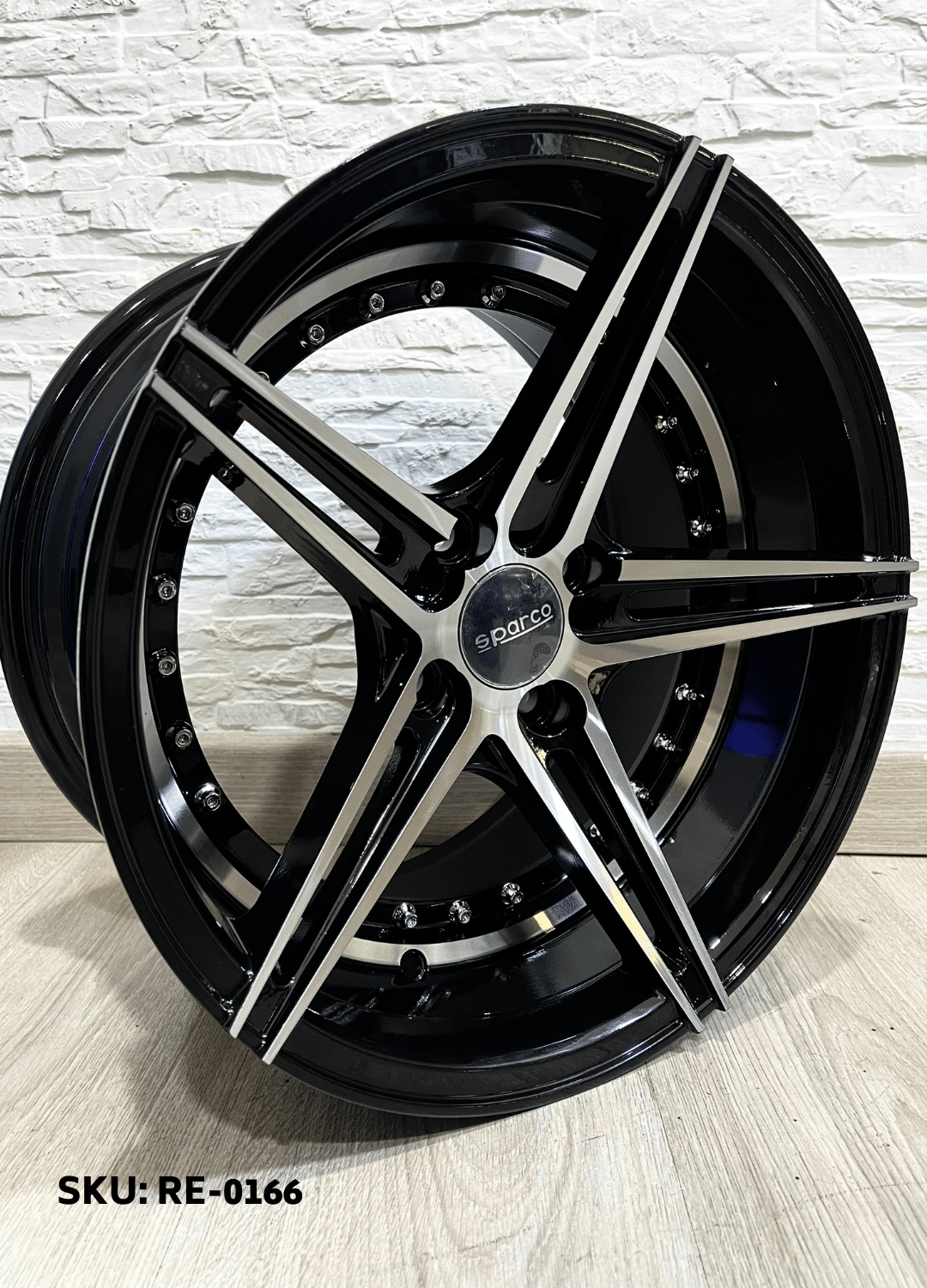 RIN15AUTOMOVIL-12-1.png JUEGO DE 4 RINES 15X8.5 4H100 BLACK MACHINE - Imagen 1