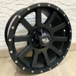 JUEGO DE 4 RINES 16X8.0 6X114.3 MATE NEGRO